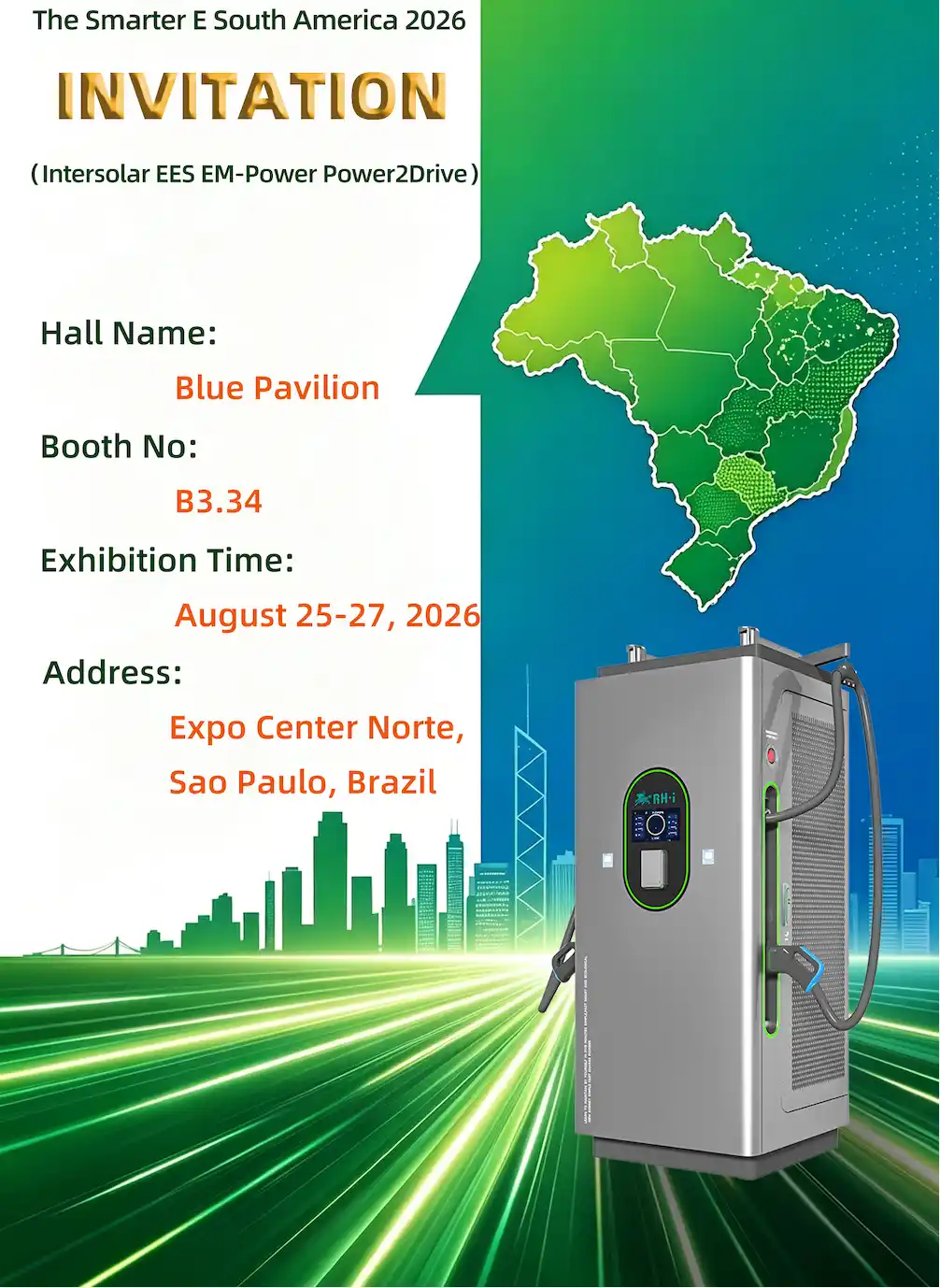 The Smarter E South America exhibition 2026 !