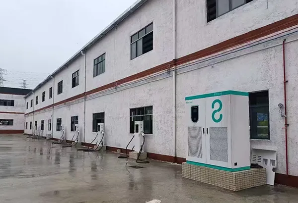 Truck EV Charging Station